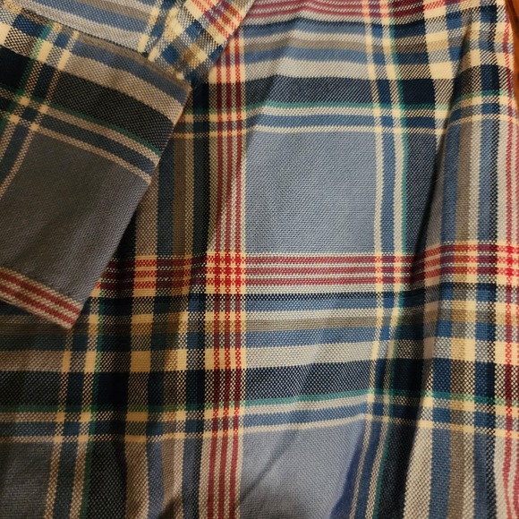 Southern Tide Slim Fit Blue & Red Plaid Shirt Size M Preppy Dapper Sophisticated - Picture 6 of 7